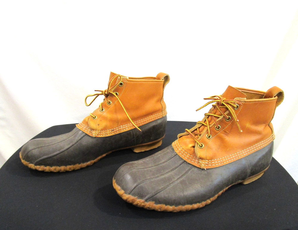 VTG LL Bean Maine Hunting Duck Boots Duck Men 13 M